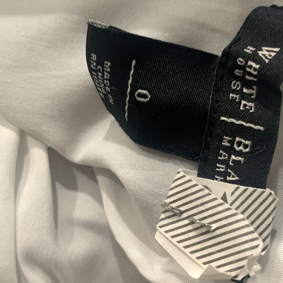 White House Black Market Gray Linen Pencil Straight Skirt Women's Size 0 - Picture 7 of 8